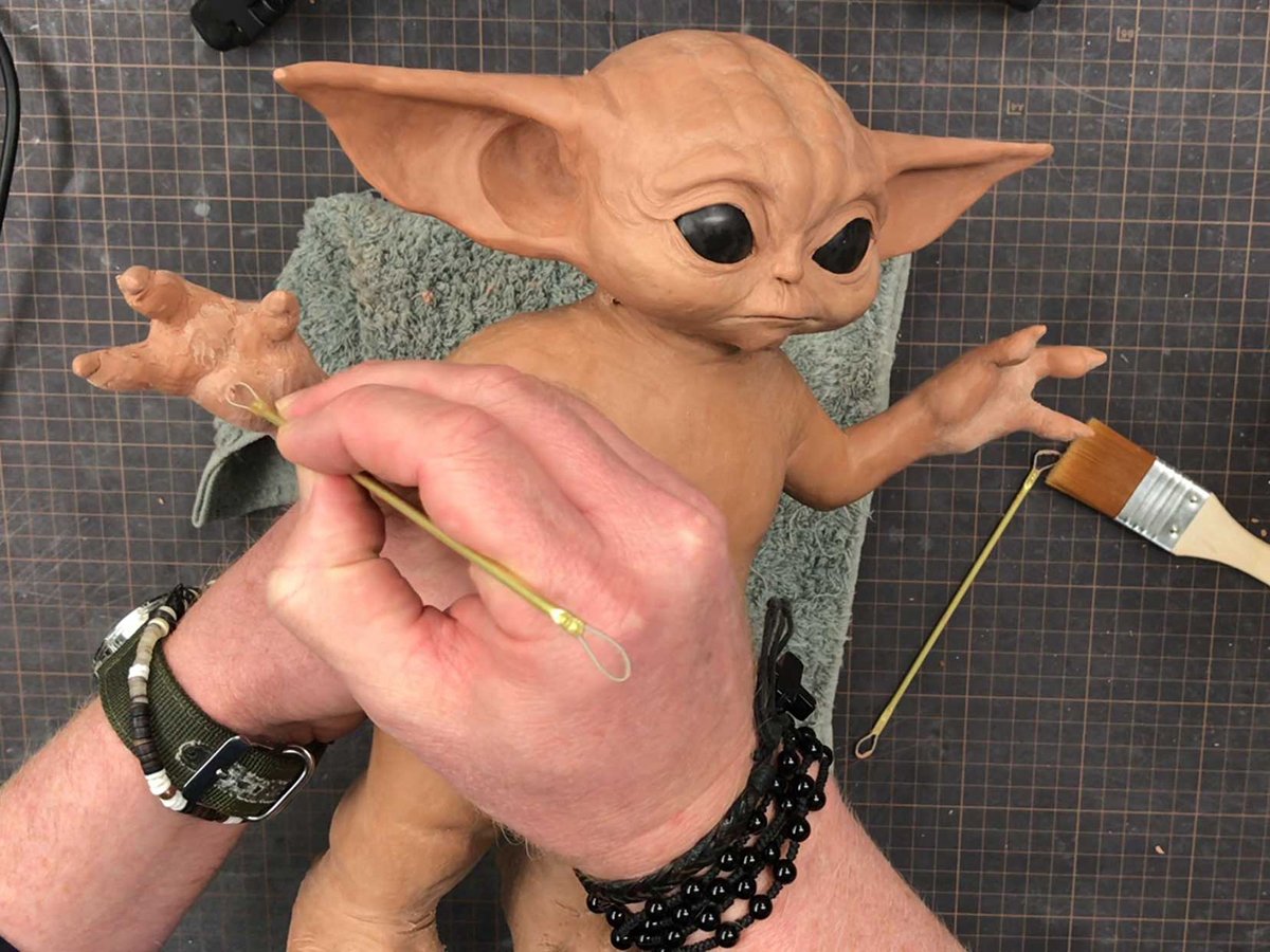 Grogu sculpting tutorial series